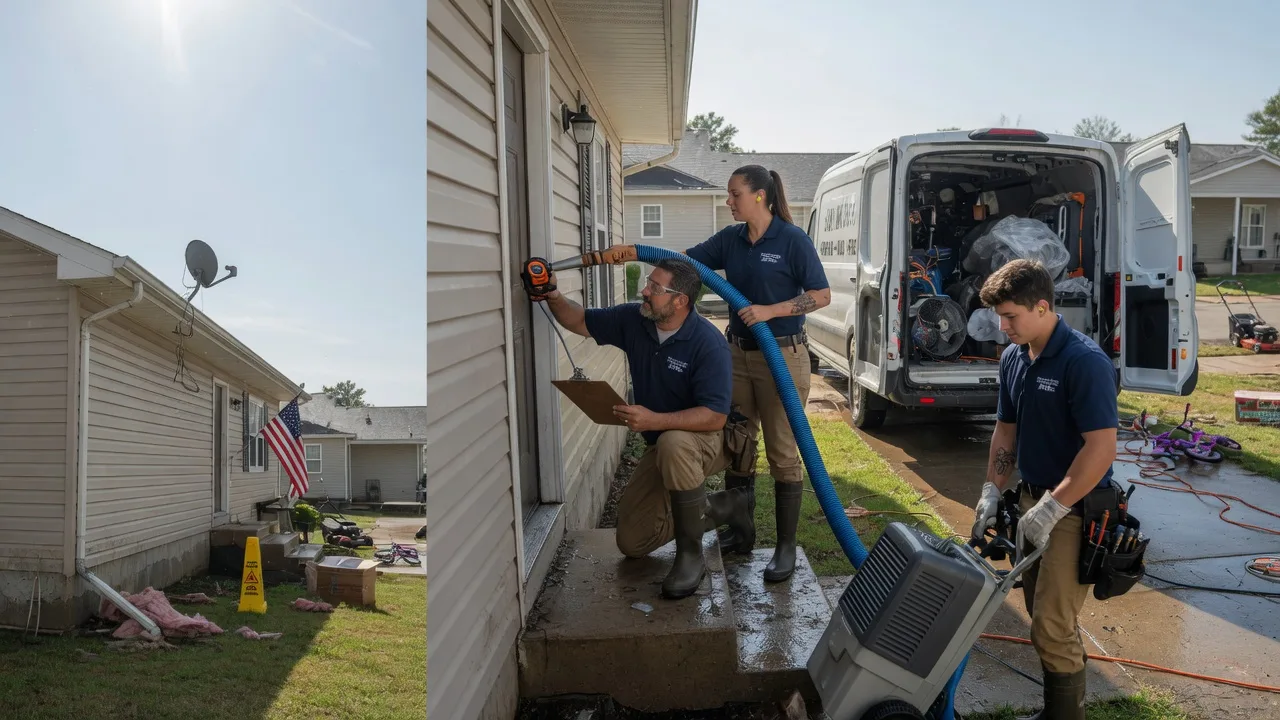 Ceiling Water Damage Restoration in Forbes, ND near me